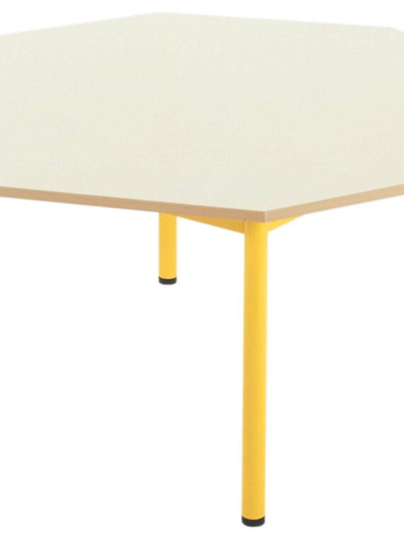 Table maternelle fixe Trapèze